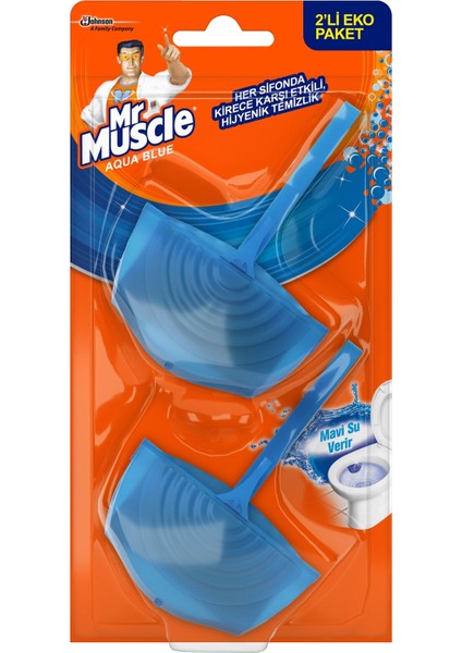 Mr. Muscle Wc Blok Aqua Paket 2 x 36 G
