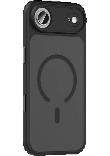 Apple iPhone 17 Air Megane Magsafe Kapak - Siyah modelleri