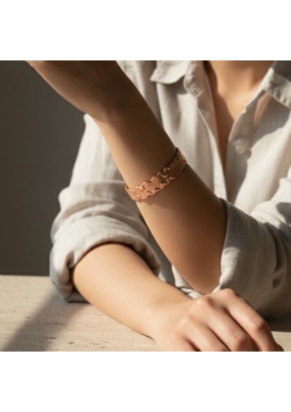 El Yapımı | Ateşin Dansından | %100 Saf Bakır Yakma Tekniği Şifa Bilekliği