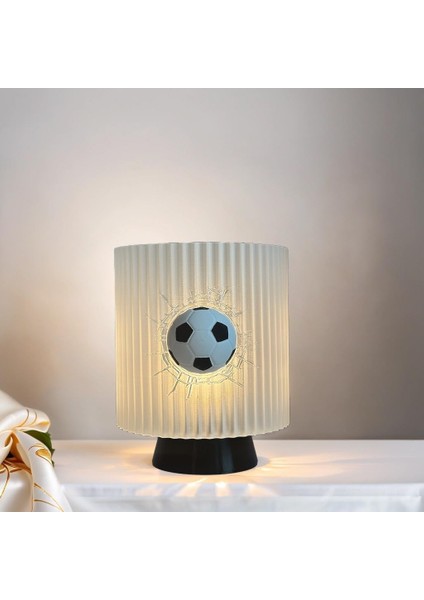 Gece Lambası - Futbol Topu Tasarımı, Genç Odası, Dekoratif, Şık, Ideal Hediye