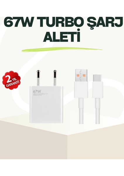 67 Watt Güçlü Çift Turbo Şarj Aleti iPhone 13 14 15 Pro Max Uyumlu - BI001V-4YS603