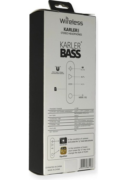 KR103 Kablosuz Kulaklık - SIYAH-(5796) - BI001V-4Z3DD9 fiyatları