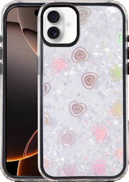 Apple iPhone 16 Lumi Desenli Kapak - SIYAH-(5796) - BI001V-4YGH24