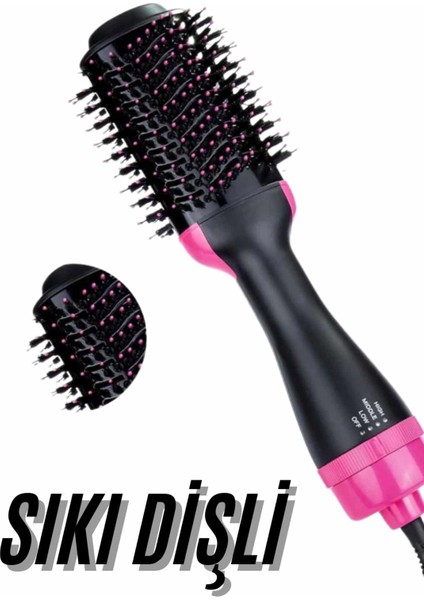Saç Kurutma Makinesi Saç Düzleştirici Fön Tarak Isı Ayarlı Sıkı Dişli - BI001V-4YY104 fırsatları