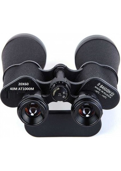 Baigish 20X60 Orjınal Rus Çift Gözlü Metal Dürbün Komple Metal Dayanıklı Dürbün fırsatları