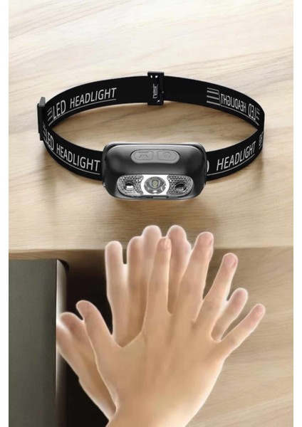 Kafa Lambası Kamp Lambası LED Işık Şarjlı Ayarlanabilir - BI001V-4YXJW3 fiyatları