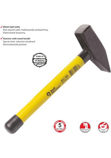 S.d. Metal Saplı Çekiç 1000 gr