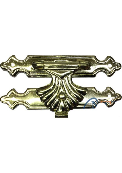 Kutu, Tavla Klipsi, Ön Kilidi No:4 - 62X32 Sarı, 100 Adet