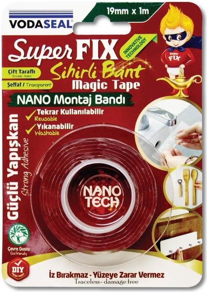 Sihirli Bant, Şeffaf, 19 mm x 1 M fiyatları