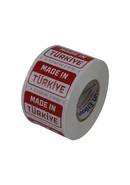 , Hazır Al Hızlı Al Made In Türkiye Baskılı Kuşe Etiket 50MM x 30MM 1000 Adet