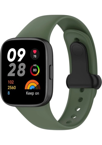 Xiaomi Redmi Watch 3 Origin Silikon Kordon - Koyu YEŞIL-(5796) - ME001W-517HV0