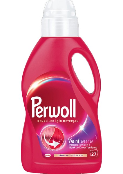 Sıvı Bakım Deterjanı Renkliler 27 Yıkama 1485 ml (3 Adet) fiyatları