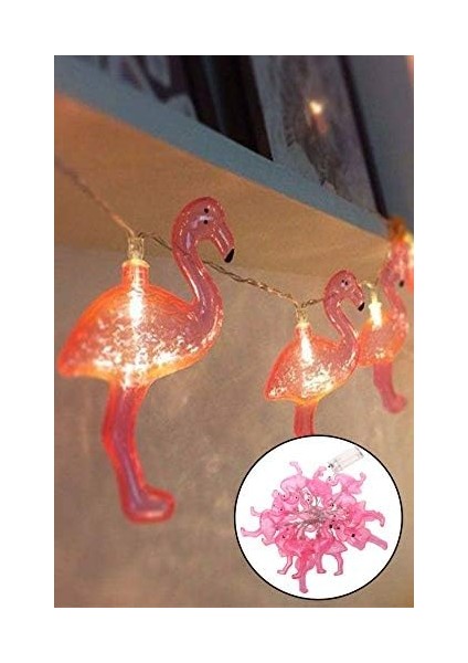 10&apos;lu Pilli LED Dekoratif Işık Zinciri Aydınlatma, 1.5 M