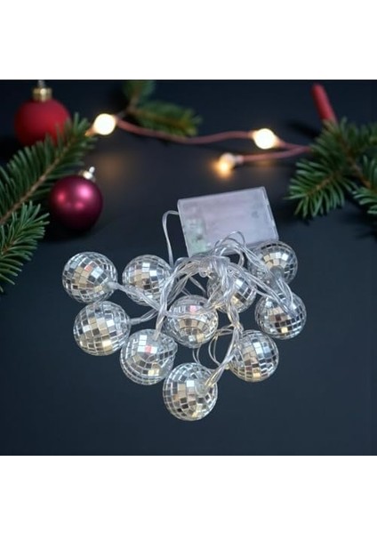 Yılbaşı LED Işık Disko Topu Günışığı 2m 10 Ampul fiyatları