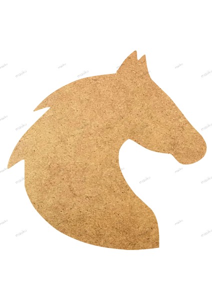 10'lu Paket Ahşap Duvar Dekoru - ST_0049 - 8 x 8 cm