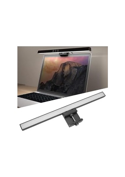 LED Ekran Işığı, 3 Renk Sıcaklığı (3000K-6500K), Göz Korumalı, Dizüstü Bilgisayar Monitör Lambası 50CM