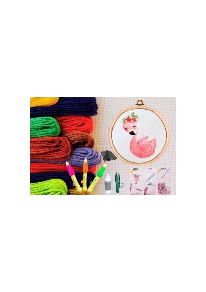 Punch Seti Nakış Seti Kasnaklı Kendin Yap Seti Seri 18