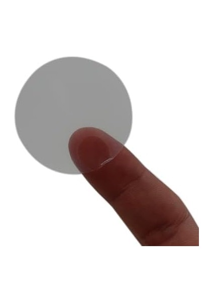 Pp Şeffaf Termal Rulo Etiket 40MM x 40MM Çap Ruloda 500 Adet modelleri