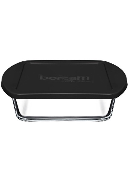 Plastik Kapaklı Borcam Fırın Tepsisi 1040 cc (4 Adet)