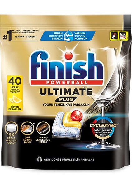 Tablet Ultimate Plus 40 Lı Limon (5 Adet) fiyatları