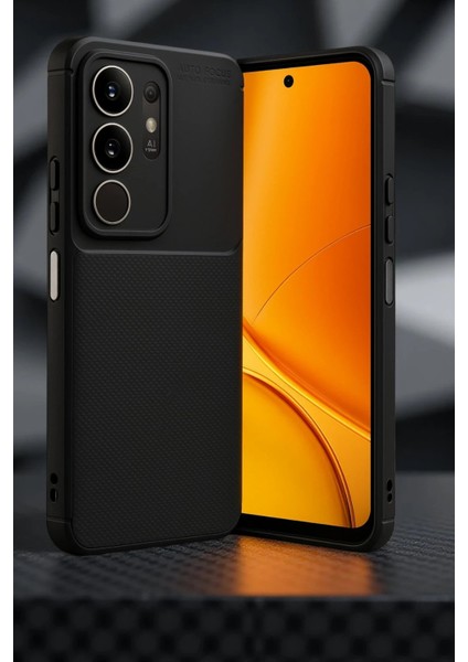 Vivo Y29 4g Auto Focus Karbon Kapak - Siyah indirimleri