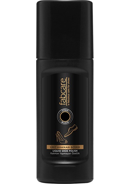 Fabcare Ayakkabı Boyası Likit Siyah (5 Adet)