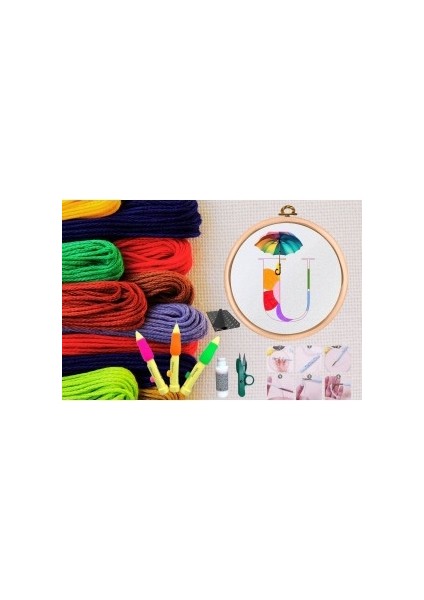 Punch Seti Nakış Seti Kasnaklı Kendin Yap Seti Seri 93