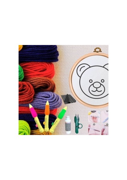 Punch Seti Nakış Seti Kasnaklı Kendin Yap Seti Seri 57