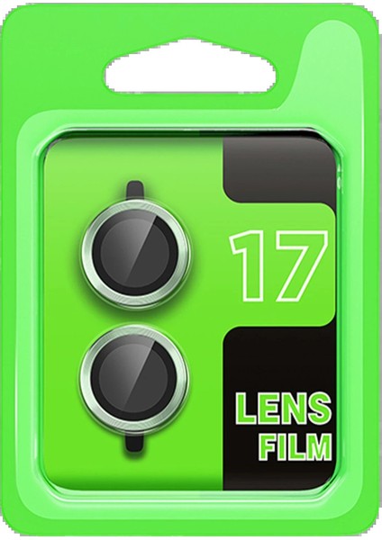 Apple iPhone 17 Raze Metal Kamera Lens - Açık YEŞIL-(5796) - BI001V-4YWK78