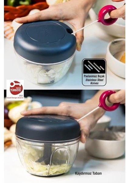 El Rondosu – Paslanmaz Çelik Bıçaklı 640 cc Doğrayıcı modelleri