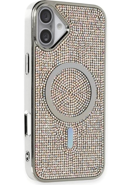 iPhone 16 Plus Kılıf Diamond Magsafe Kapak - RAINBOW-(5796) - ME001W-5155M7 fiyatları