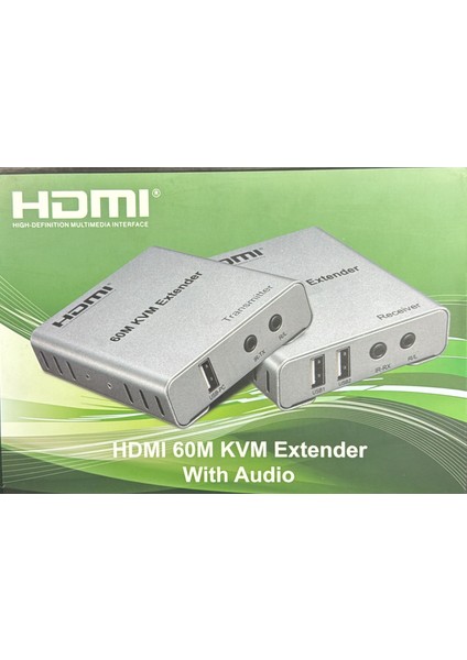 HDMI 60M Kvm Extender Swithc Audio Uzatıcı Ses ve Görüntü Aktarıcı fiyatları