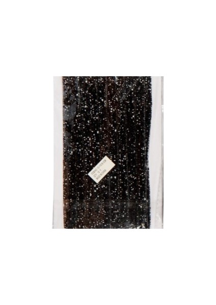 Silikon Yapışkanlı Taş Siyah 1 Metre 1 cm 10 Metre