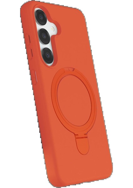 Samsung Galaxy S25 Regal Magsafe Standlı Kapak - TURUNCU-(5796) - ME001W-51F3D6 fiyatları