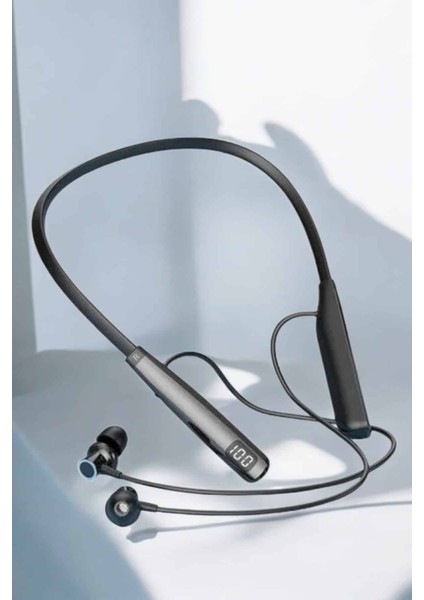 Dijital Göstergeli Kulak Içi Kablosuz Bluetooth Kulaklık Boyun Bantlı - ME001W-51MF91 modelleri