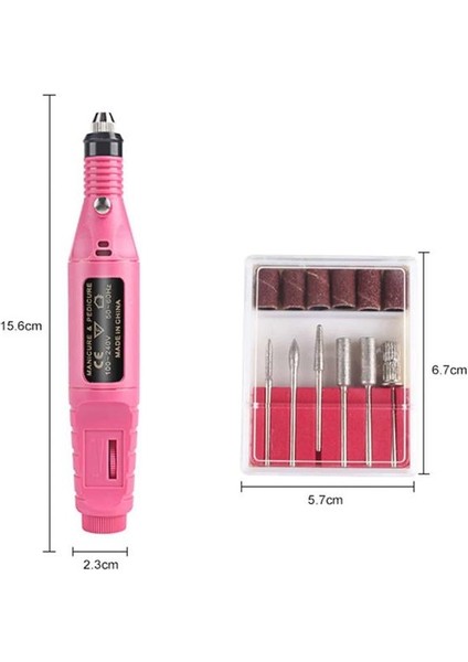 Elektrikli Profesyonel Manikür Pedikür Seti Değiştirilebilir Başlık Seçeneği - ME001W-51VYG fırsatları