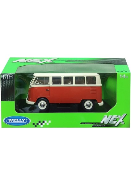 1963 Volkswagen T1 Bus (Kırmızı) 1/18 Model Araba fiyatları