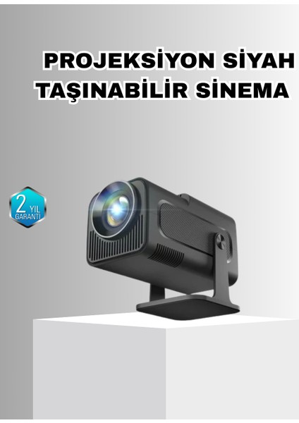 Taşınabilir Akıllı Projeksiyon HDMI USB Uyumlu Oyun Destekli Kompakt - BI001V-4YVW46