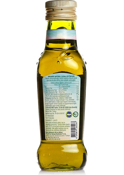 Organik Natürel Sızma Zeytinyağı 250 ml (3 Adet) modelleri