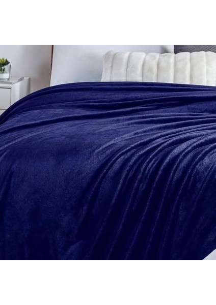 Battaniye, 280GSM Süper Yumuşak Yatak Battaniyesi, Peluş Rahat Hafif Flanel Battaniye, Yatak, Koltuk, Seyahat ve Kamp Için (Koyu Mavi, 200X230CM) fiyatları