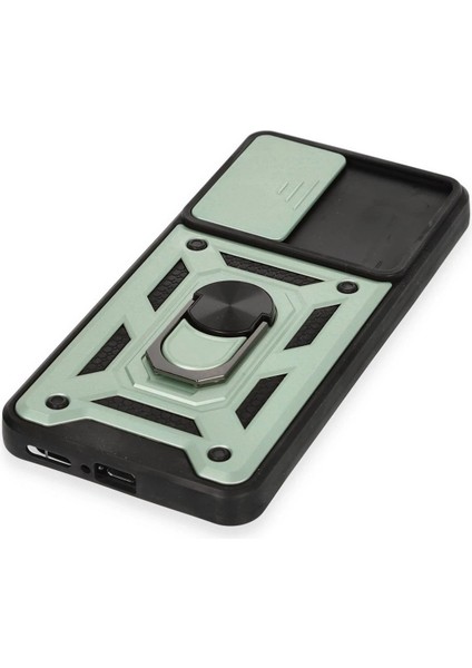 Xiaomi Mi 12T Pro Kılıf Pars Lens Yüzüklü Silikon - Yeşil indirimleri