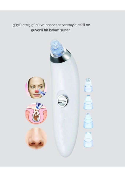 Siyah Nokta ve Gözenek Temizleyici Vakumlu Cihaz – Masajlı Derin Temizlik Teknol - ME001W-51TOT fırsatları