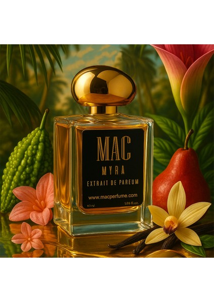 Machuu | Myra Kadın Parfüm 50 ml | Meyveli – Çiçeksi | Extrait De Parfum