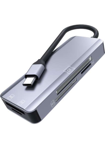 ZR791 NK-3044 Type-C 5 In 1 Card Reader