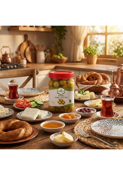 Kırma Yeşil Zeytin 500 G – Ege’den Sofralık Domat Zeytin, Doğal Salamura fiyatları