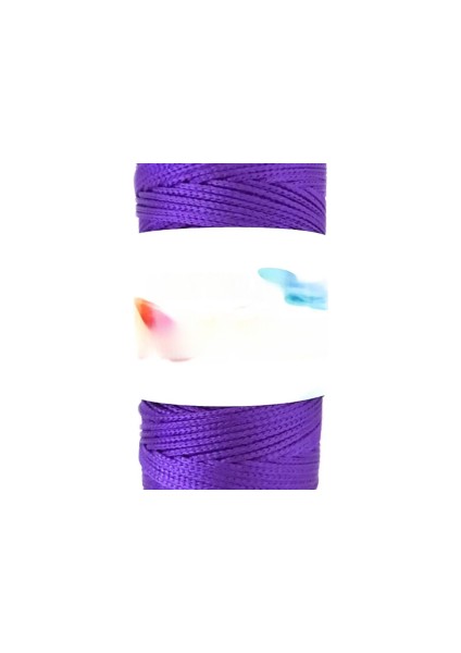 Makrome Ipi 3mm Polyester Mor