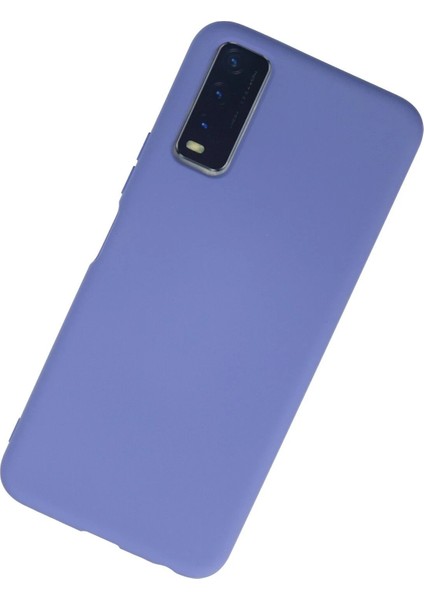 Vivo Y11S Kılıf Nano Içi Kadife Silikon - LILA-(5796) - ME001W-5189V3 modelleri