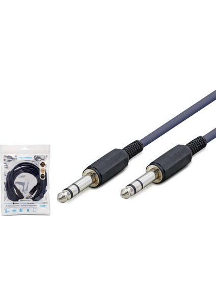 6.5 mm Kablo Enstruman Gitar 3m Siyah HDX1049