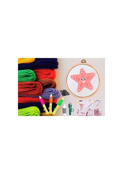 Punch Seti Nakış Seti Kasnaklı Kendin Yap Seti Seri 118