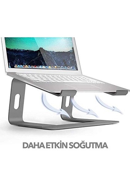 > M5 Alüminyum Ergonomik Bilgisayar Standı - Space Gray modelleri